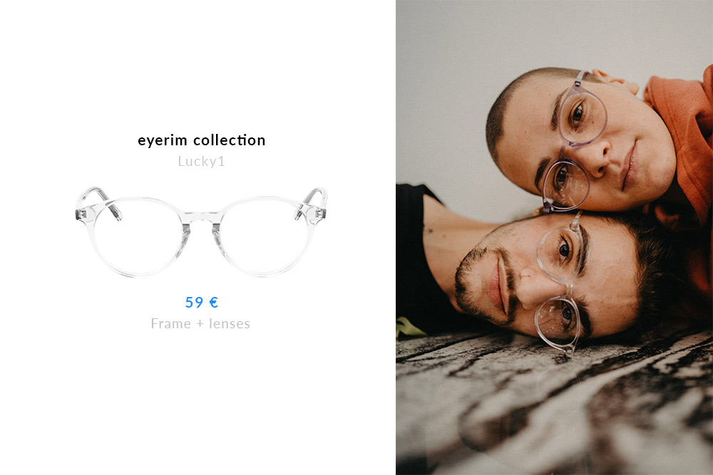 eyerim collection round prescription glasses, model LUCKY 1, eyerim blog